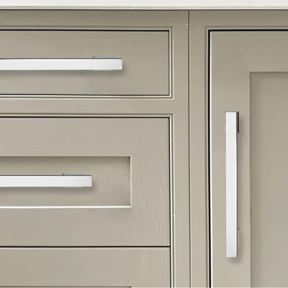 Sleek Silver Cabinet Handles (057) - Picture 5 of 5
